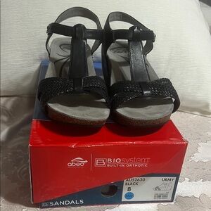 Abeo Black Orthotic Women's Sandals
